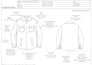produce a sketch and tech pack for clothing or handbags